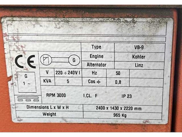 2015 generac mobile products vb9 led lichtmast aggregaat aanhangwagen - afbeelding 13 van  22
