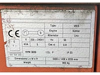 2015 generac mobile products vb9 led lichtmast aggregaat aanhangwagen - afbeelding 13 van  22
