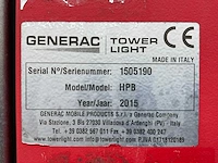 2015 generac tower light hpb hydro power box stationaire lichtmast - afbeelding 17 van  17
