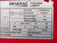 2015 generac tower light hpb hydro power box stationaire lichtmast - afbeelding 16 van  17