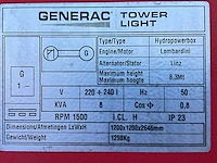 2015 generac tower light hpb hydro power box stationaire lichtmast - afbeelding 15 van  16