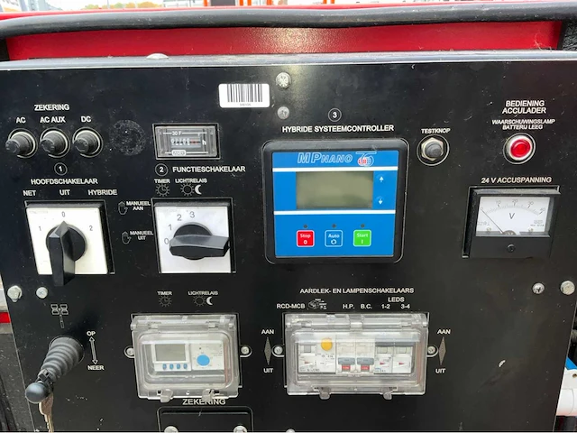 2015 generac tower light hpc hydro power cube hybrid led stationaire lichtmast - afbeelding 10 van  23