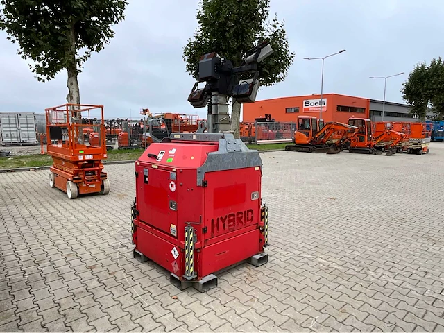 2015 generac tower light hpc hydro power cube hybrid led stationaire lichtmast - afbeelding 18 van  23