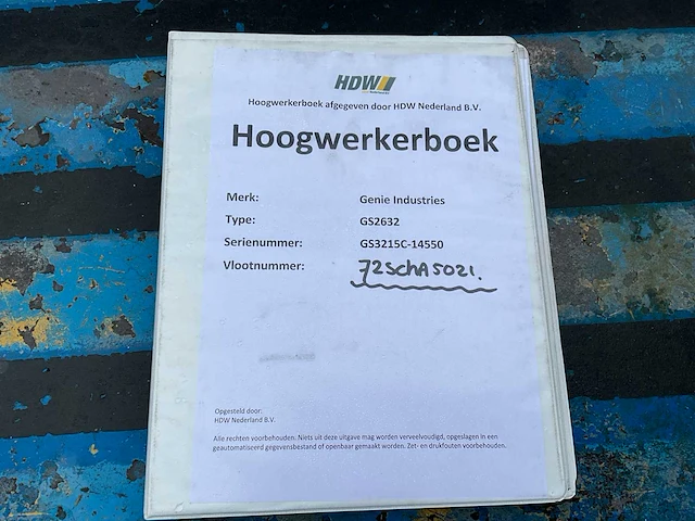 2015 genie gs2632 hoogwerker - afbeelding 18 van  26