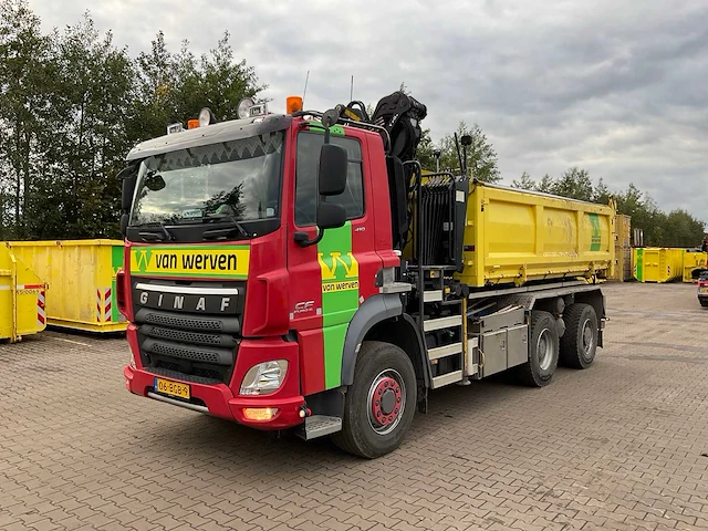 2015 ginaf cf 410 6x4 euro6 vrachtwagen - afbeelding 1 van  35