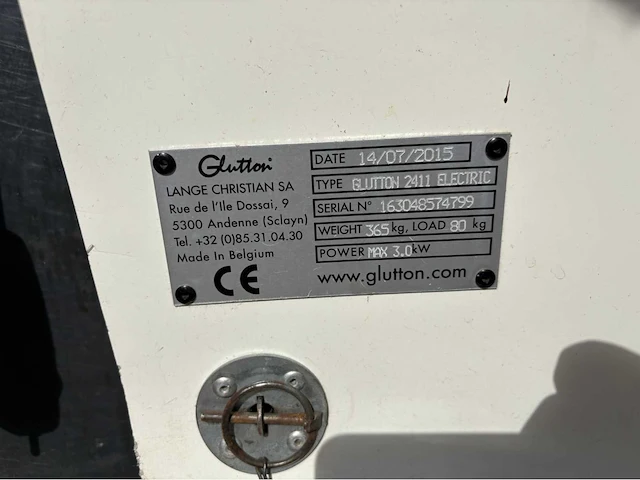 2015 glutton 2411 electric reinigingsmachine - afbeelding 8 van  24