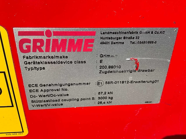 2015 grimme se 150-60 getrokken aardappelrooier - afbeelding 41 van  47