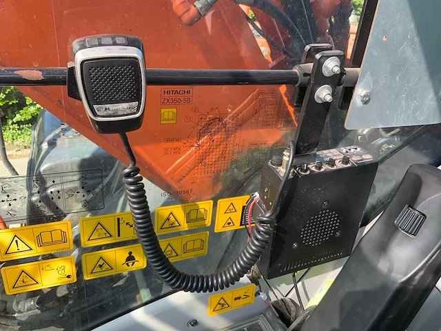 2015 hitachi zaxis zx350lc-5b rupsgraafmachine met overdruk cabine - afbeelding 42 van  48