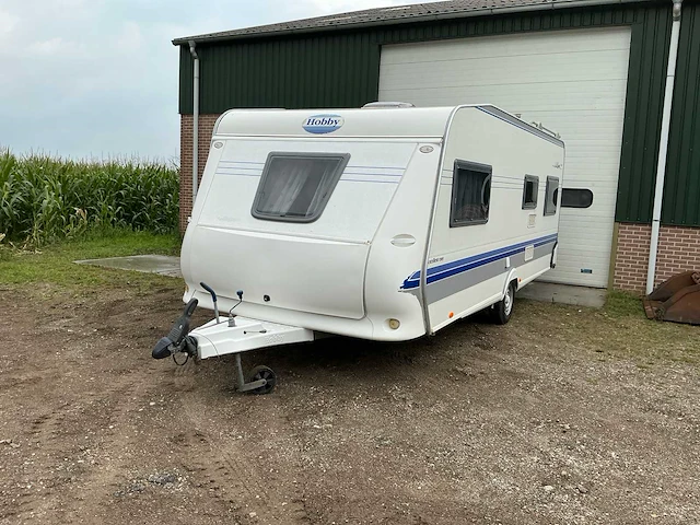 2015 hobby excellent easy caravan met voortent - afbeelding 45 van  58