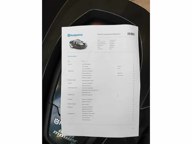 2015 husqvarna automower 320 robotmaaier - afbeelding 4 van  4