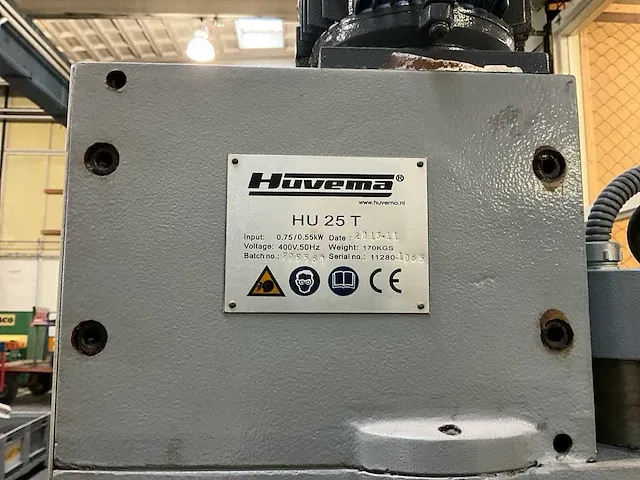 2015 huvema hu 25 t tafelboormachine - afbeelding 7 van  7