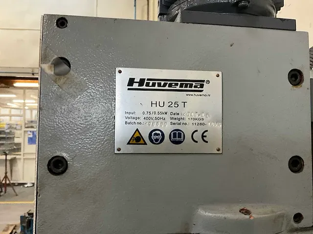 2015 huvema hu 25 t tafelboormachine - afbeelding 8 van  8