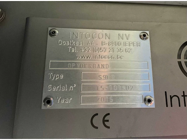 2015 intocon s90 opvoerband - afbeelding 9 van  9