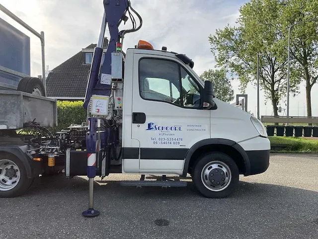 2015 iveco daily 40c18 300 be-trekker met laadkraan en oplegger - afbeelding 4 van  72