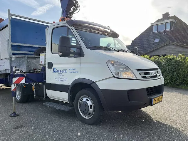 2015 iveco daily 40c18 300 be-trekker met laadkraan en oplegger - afbeelding 8 van  72
