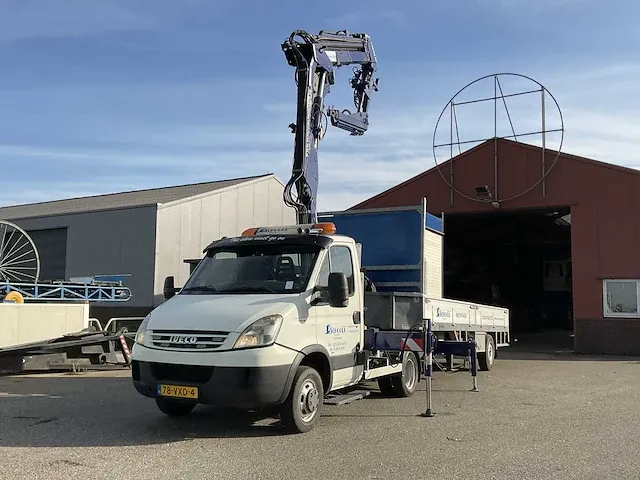 2015 iveco daily 40c18 300 be-trekker met laadkraan en oplegger - afbeelding 23 van  72