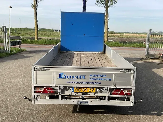 2015 iveco daily 40c18 300 be-trekker met laadkraan en oplegger - afbeelding 70 van  72