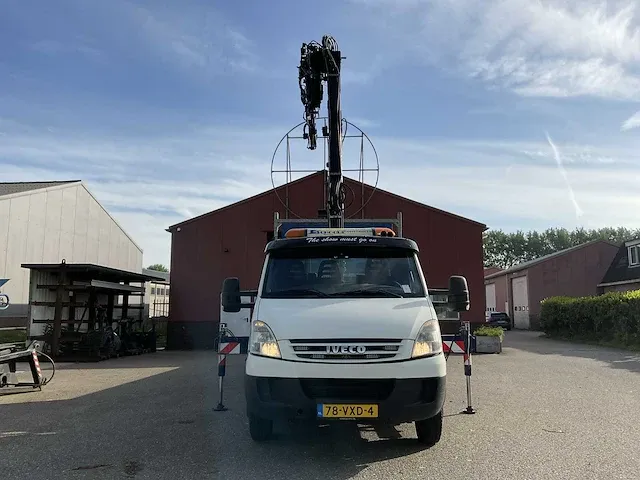 2015 iveco daily 40c18 300 be-trekker met laadkraan en oplegger - afbeelding 71 van  72