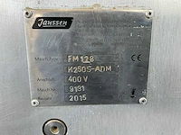 2015 janssen fm128 k250s-adm speculaasmachine - afbeelding 6 van  8
