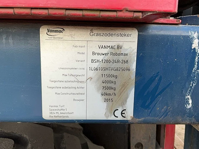 2015 john deere 6105 m met brouwer robomax graszodensteker - afbeelding 50 van  57