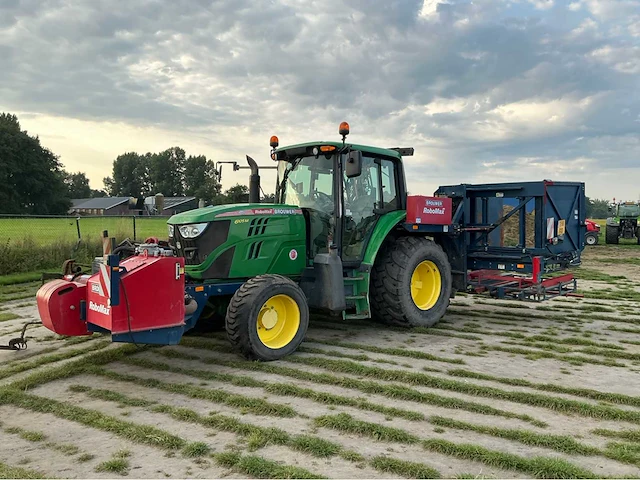 2015 john deere 6105 m met brouwer robomax graszodensteker - afbeelding 55 van  57