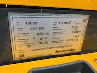 2015 jungheinrich ejd220 elektrische palletwagen - afbeelding 9 van  19