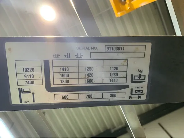2015 jungheinrich etv318 reach truck - afbeelding 3 van  13