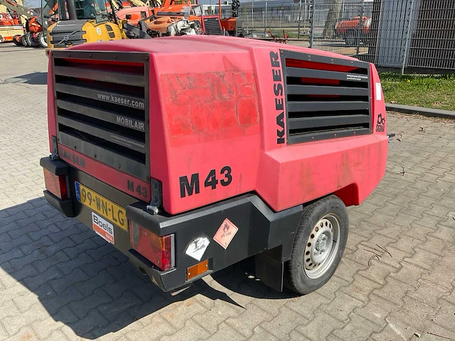 2015 kaeser m43 pe luchtcompressor aanhangwagen - afbeelding 12 van  18