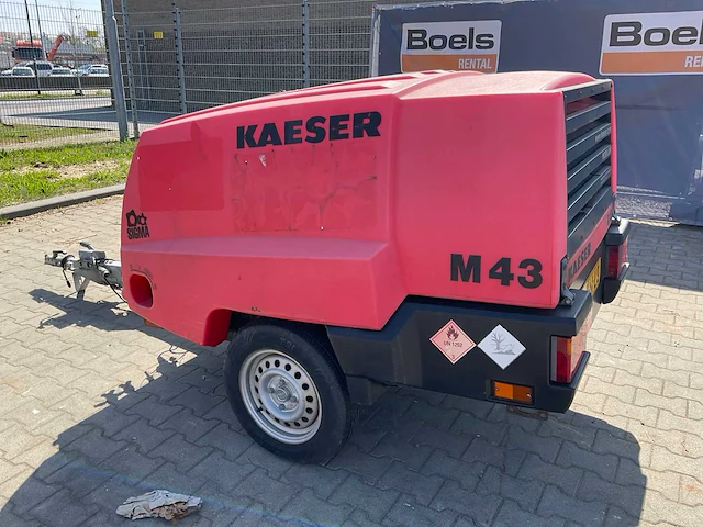 2015 kaeser m43 pe luchtcompressor aanhangwagen - afbeelding 13 van  18