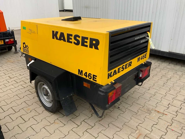 2015 kaeser m46e luchtcompressor aanhangwagen - afbeelding 9 van  14