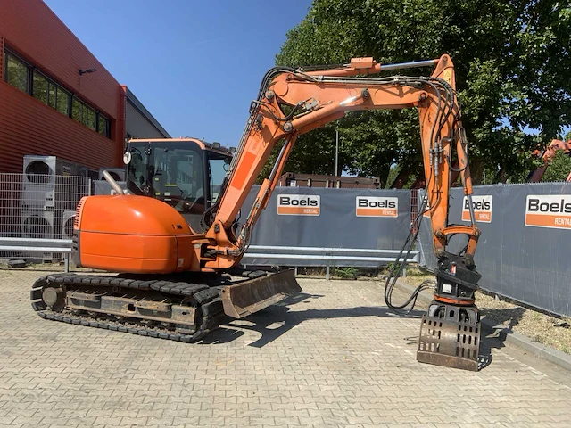 2015 komatsu pc80mr-3 midi rupsgraafmachine met sorteergrijper - afbeelding 1 van  37