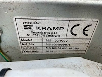2015 kramp ms 100/400v messen slijpmachine (opraapwagen) - afbeelding 7 van  7