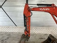2015 kubota - kx61-3 - minigraafmachine - afbeelding 14 van  41