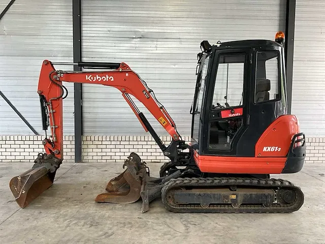 2015 kubota - kx61-3 - minigraafmachine - afbeelding 12 van  41