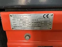 2015 kubota - kx61-3 - minigraafmachine - afbeelding 35 van  41