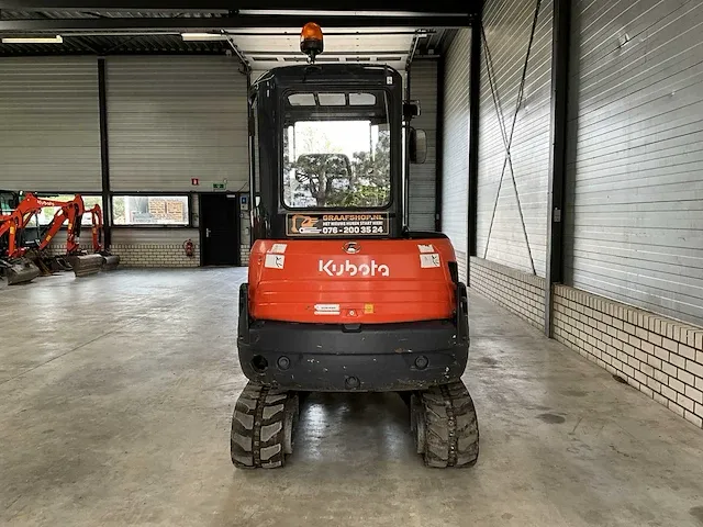 2015 kubota - kx61-3 - minigraafmachine - afbeelding 34 van  41