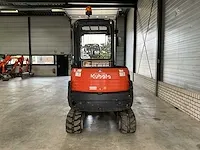 2015 kubota - kx61-3 - minigraafmachine - afbeelding 34 van  41