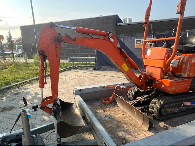 2015 kubota + hulco u10-3 vhg mini graafmachine - afbeelding 6 van  52