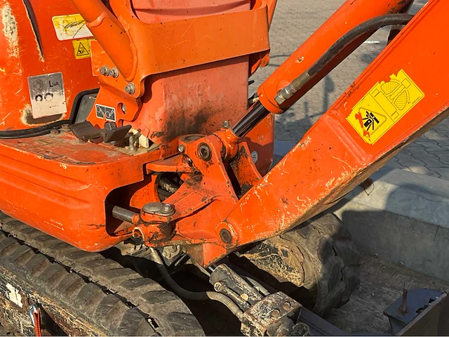 2015 kubota + hulco u10-3 vhg mini graafmachine - afbeelding 11 van  52