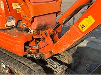 2015 kubota + hulco u10-3 vhg mini graafmachine - afbeelding 11 van  52
