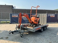 2015 kubota + hulco u10-3 vhg mini graafmachine - afbeelding 1 van  52