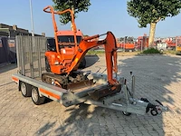 2015 kubota + hulco u10-3 vhg mini graafmachine - afbeelding 23 van  52