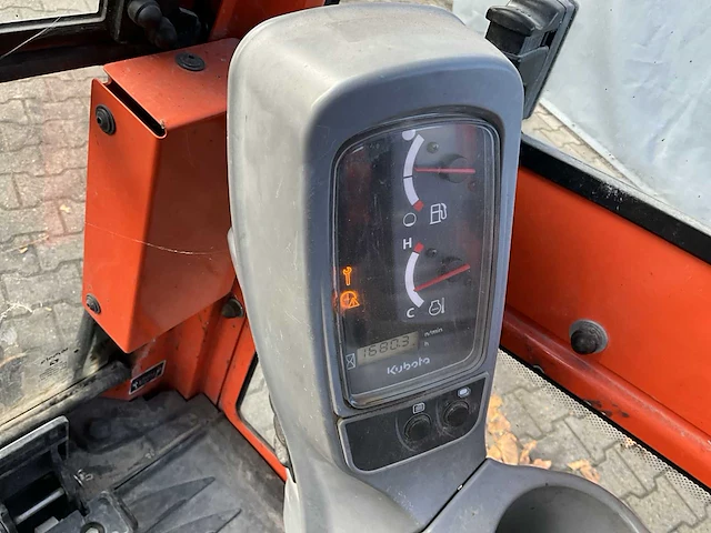 2015 kubota kx016-4g mini graafmachine - afbeelding 10 van  24