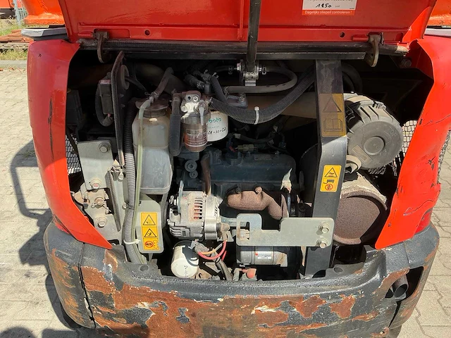 2015 kubota kx016-4hg minigraafmachine - afbeelding 13 van  30