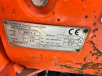 2015 kubota kx016-4hg minigraafmachine - afbeelding 20 van  30
