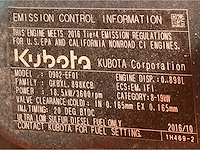 2015 kubota kx016-4hg minigraafmachine - afbeelding 24 van  30