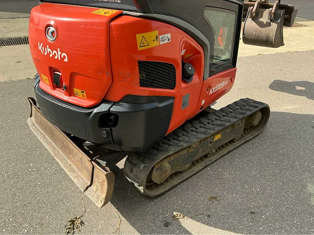 2015 kubota kx019-4 minigraafmachine - afbeelding 11 van  33