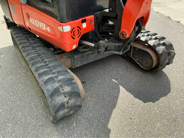 2015 kubota kx019-4 minigraafmachine - afbeelding 12 van  33