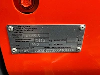 2015 kubota kx155-5 midi graafmachine - afbeelding 19 van  27
