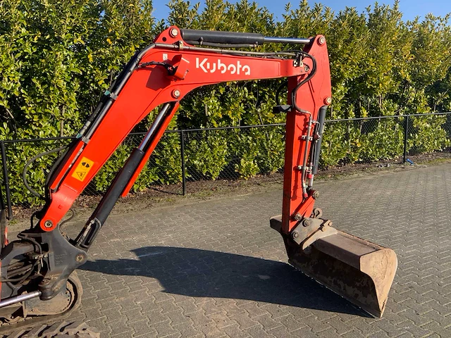 2015 kubota kx61-3 minigraafmachine - afbeelding 2 van  29